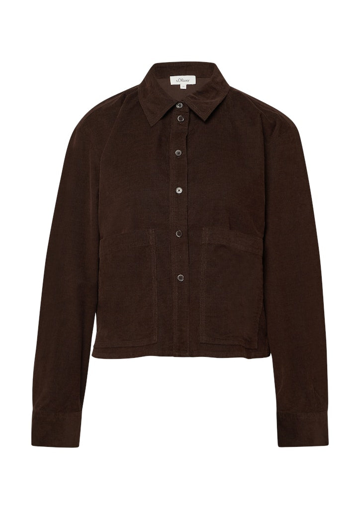 S. Oliver red Damen Blusen Brown