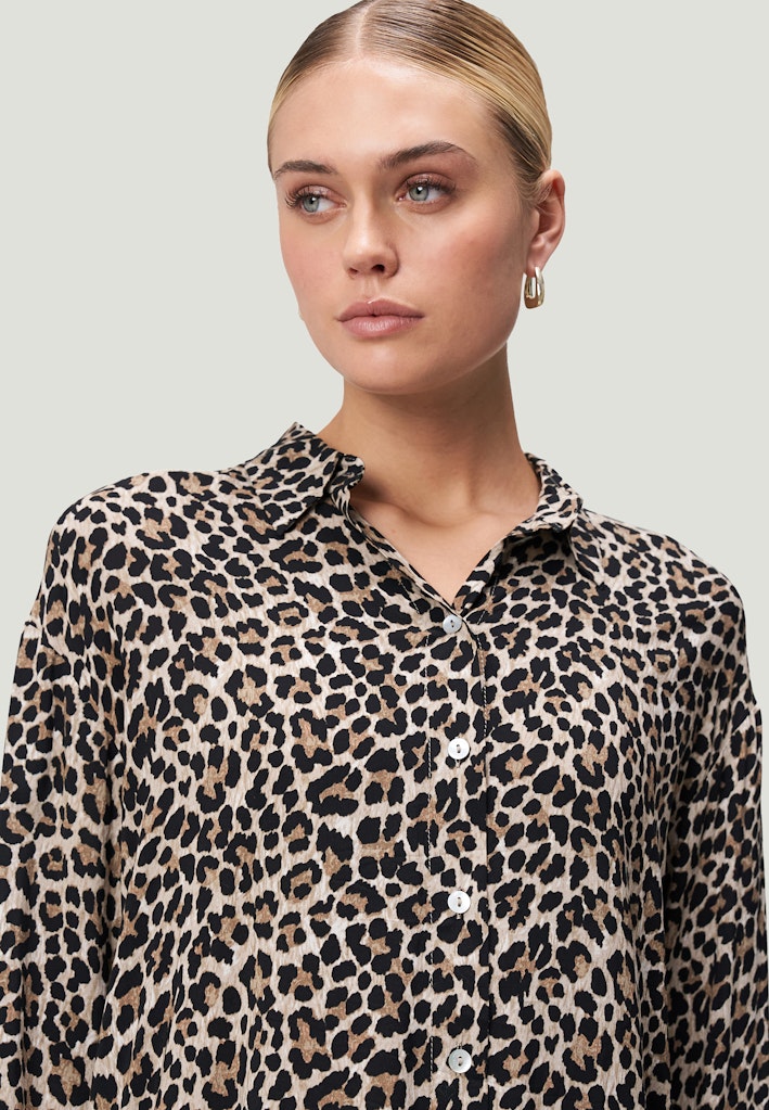 Zero Damen Blusen Beigeblack