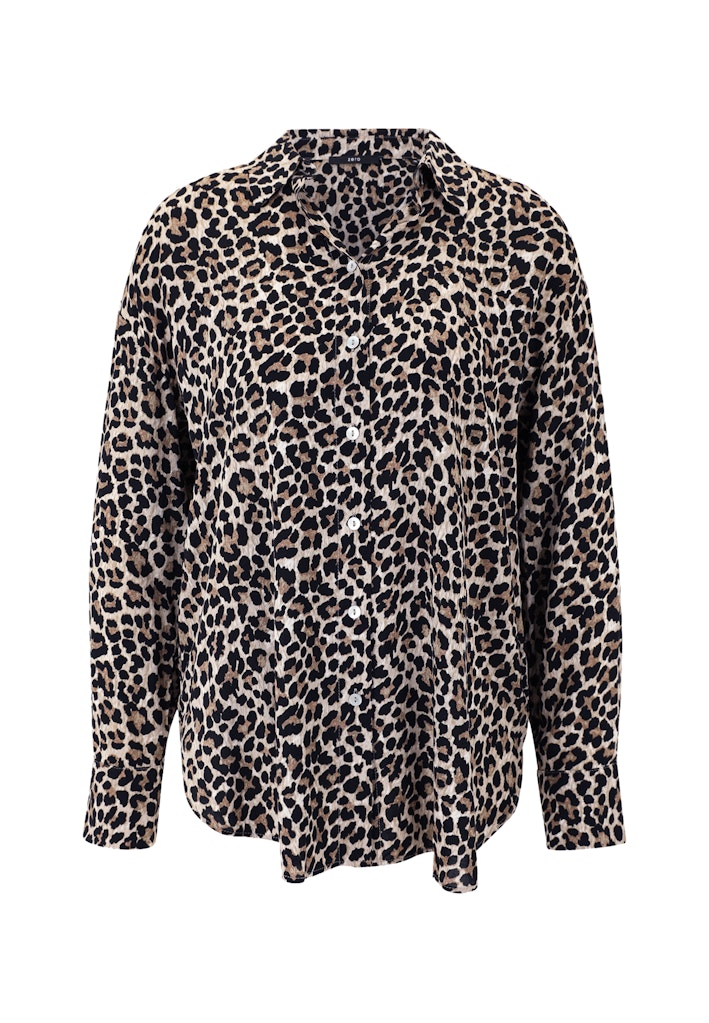 Zero Damen Blusen Beigeblack