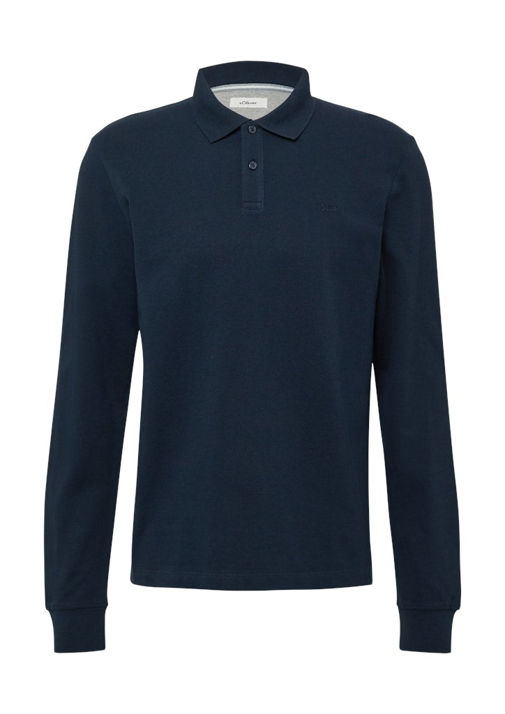 S. Oliver red Herren Polo-Shirts Blue