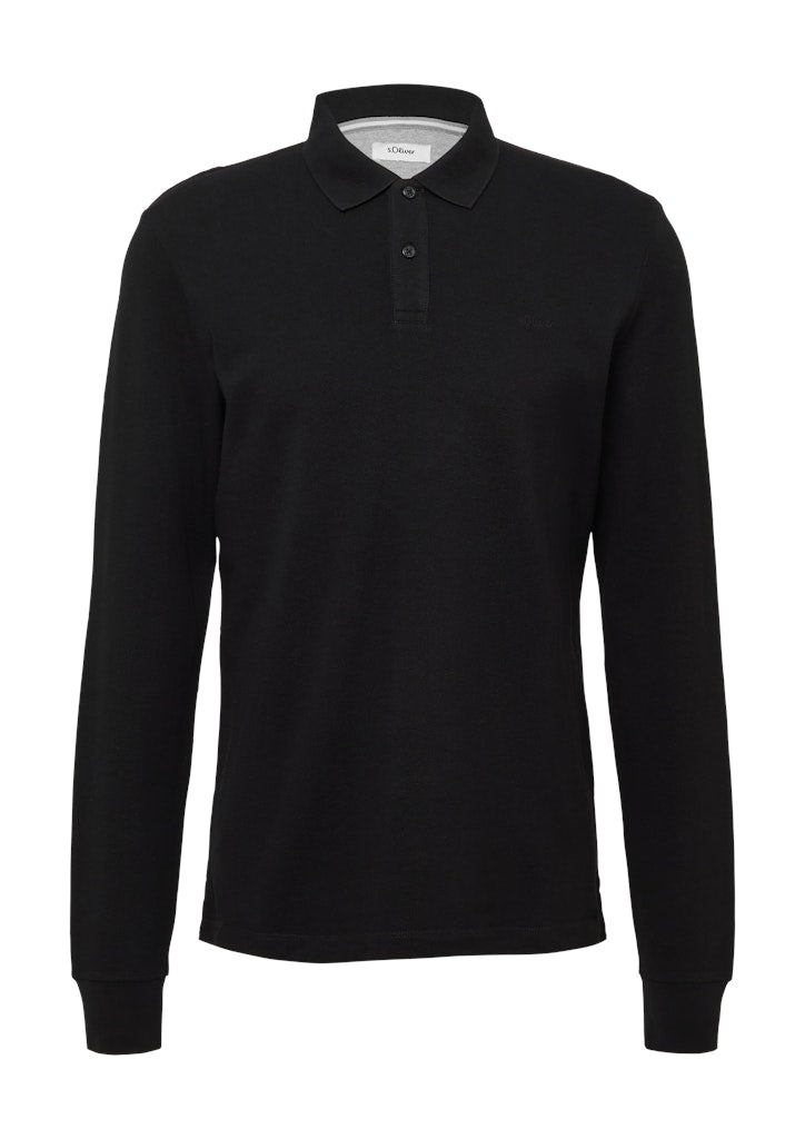 S. Oliver red Herren Polo-Shirts Grey/Black