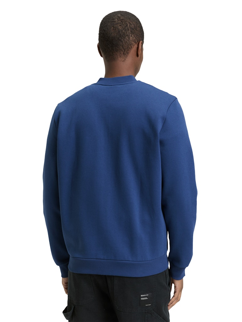Tom Tailor denim Herren Sweatjacken Ocean Night Blu