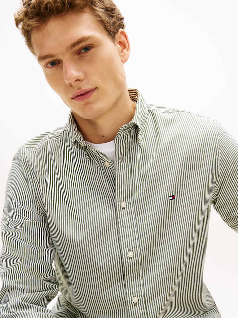 Tommy Hilfiger Herren Hemden Cd Green