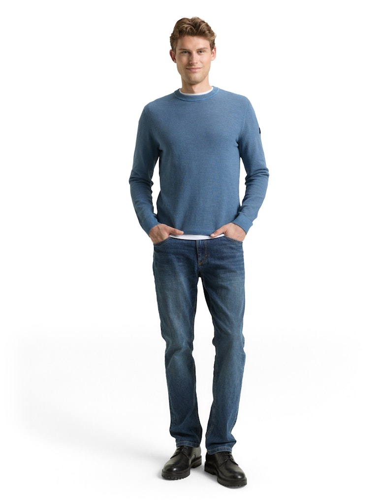 Tom Tailor Herren Pullover Faded Uniform B