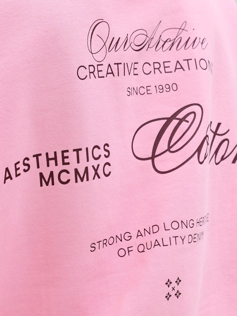 Jack & Jones Herren Sweatshirts Prism Pink