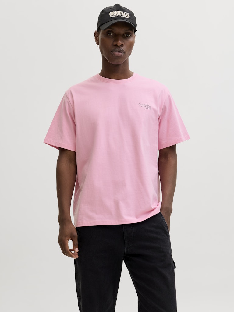 Jack & Jones Herren T-Shirts kurz Prism Pink