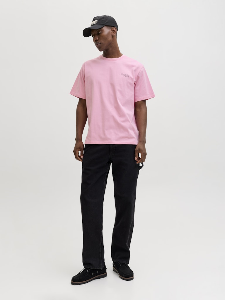 Jack & Jones Herren T-Shirts kurz Prism Pink