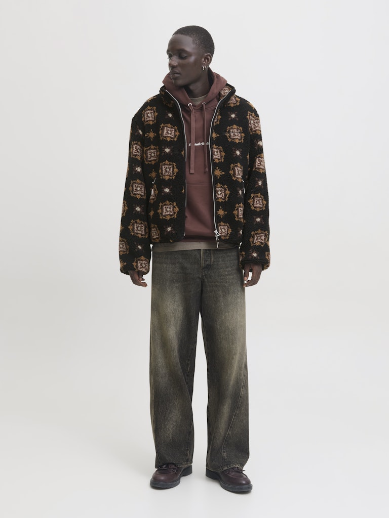 Jack & Jones Herren Jacken Black/Aop