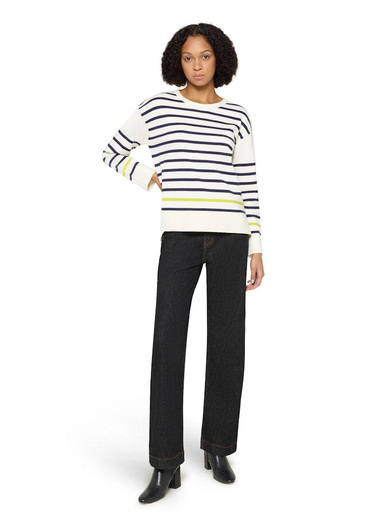 Cartoon Damen Pullover Blue/Cream