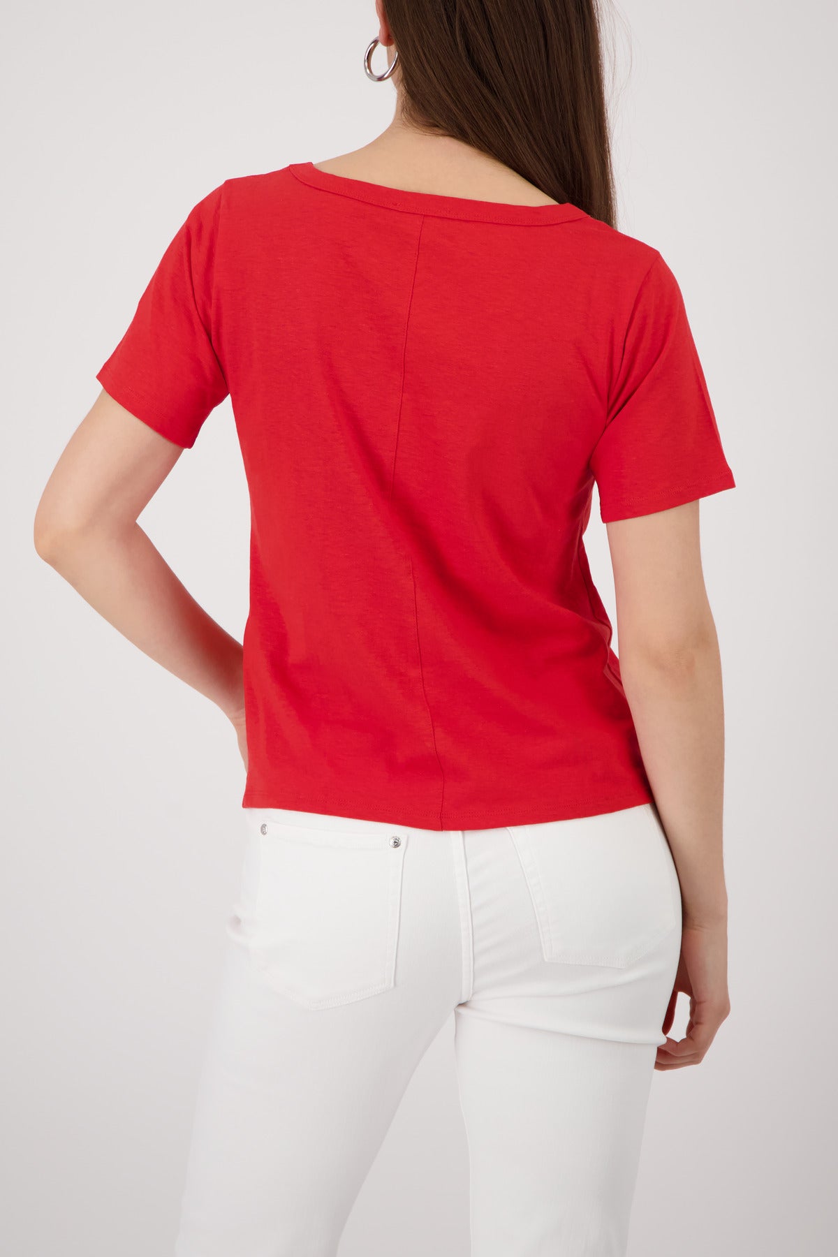 Monari Damen T-Shirts  Coral Red