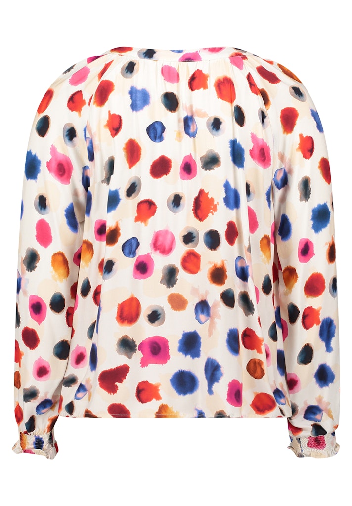 Cartoon Damen Blusen Nature/Red