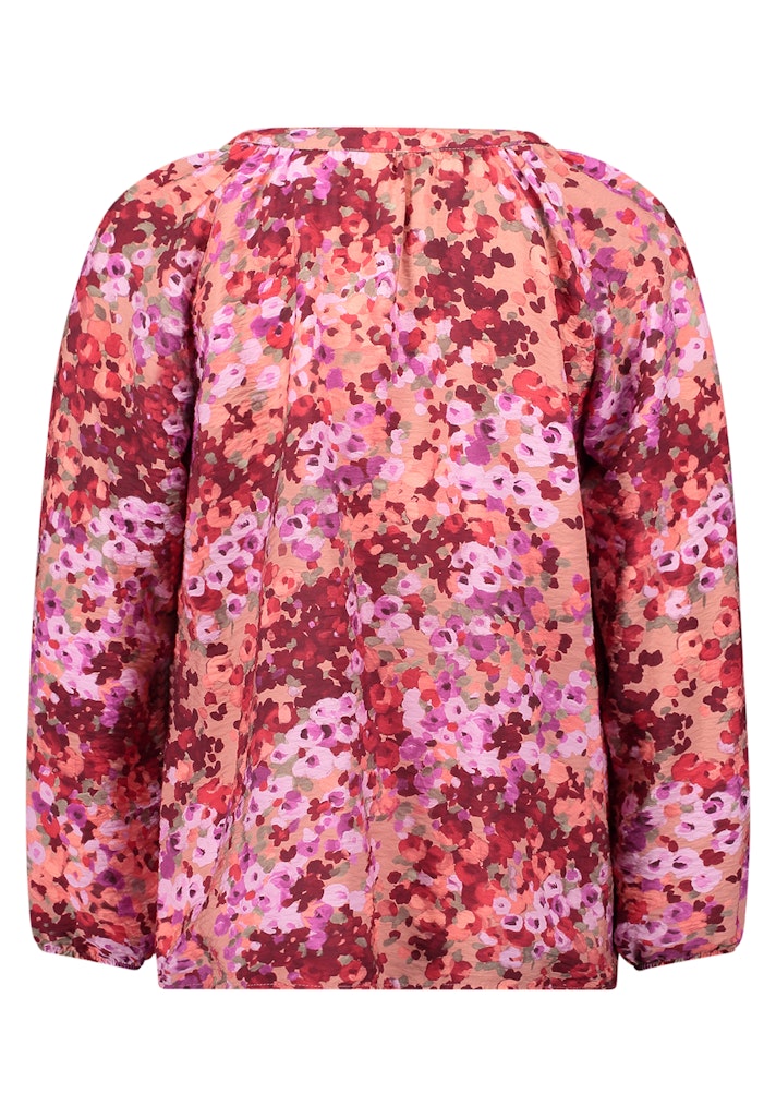 Cartoon Damen Blusen Purple/Red