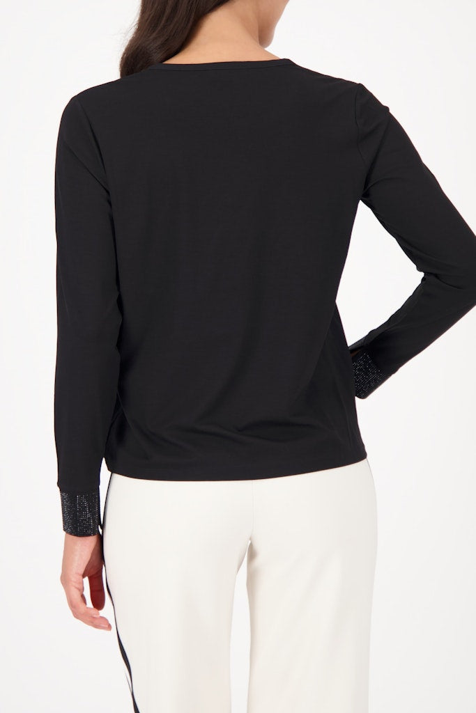 Monari Damen T-Shirts Schwarz