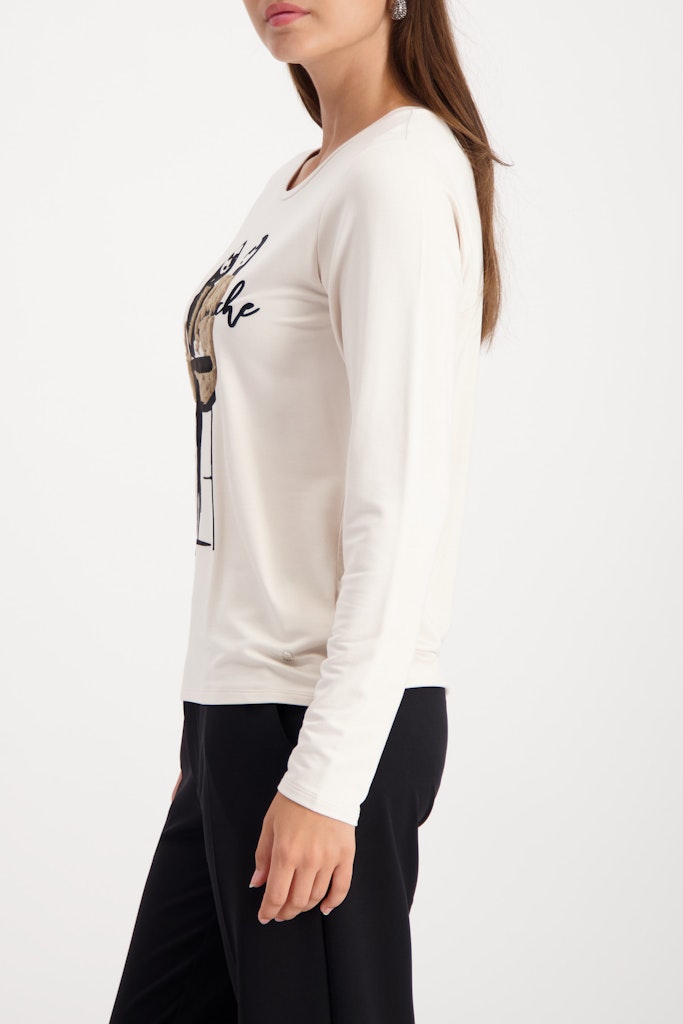 Monari Damen T-Shirts  Almond