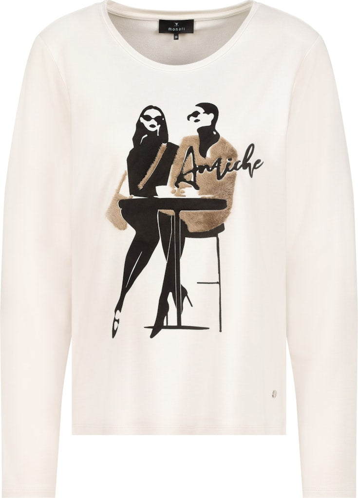 Monari Damen T-Shirts Almond