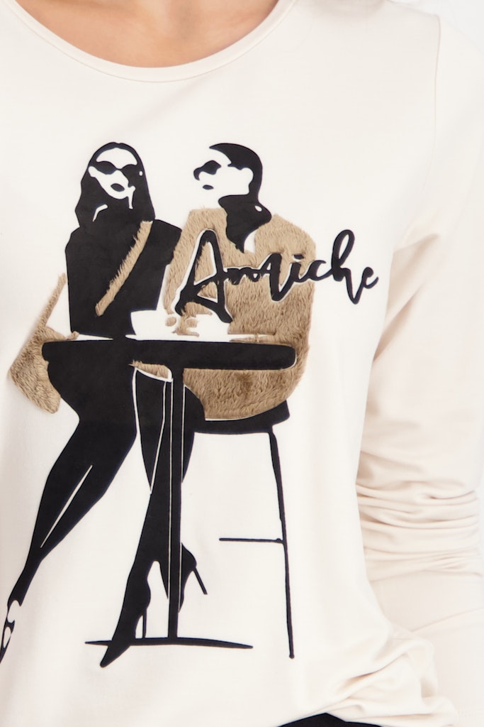 Monari Damen T-Shirts Almond