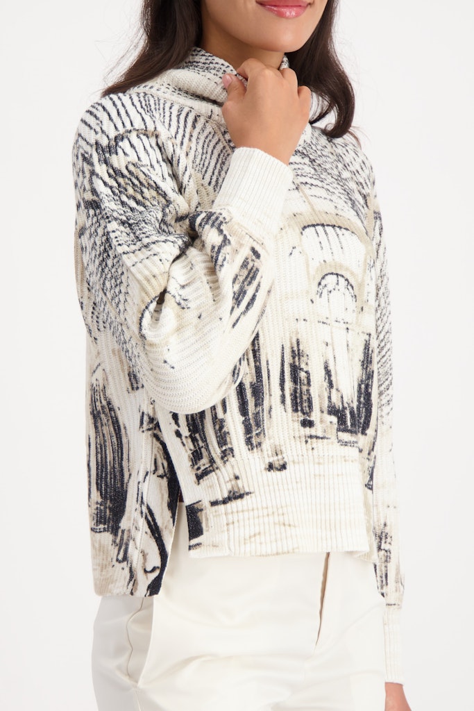 Monari Damen Pullover  Almond Gemu