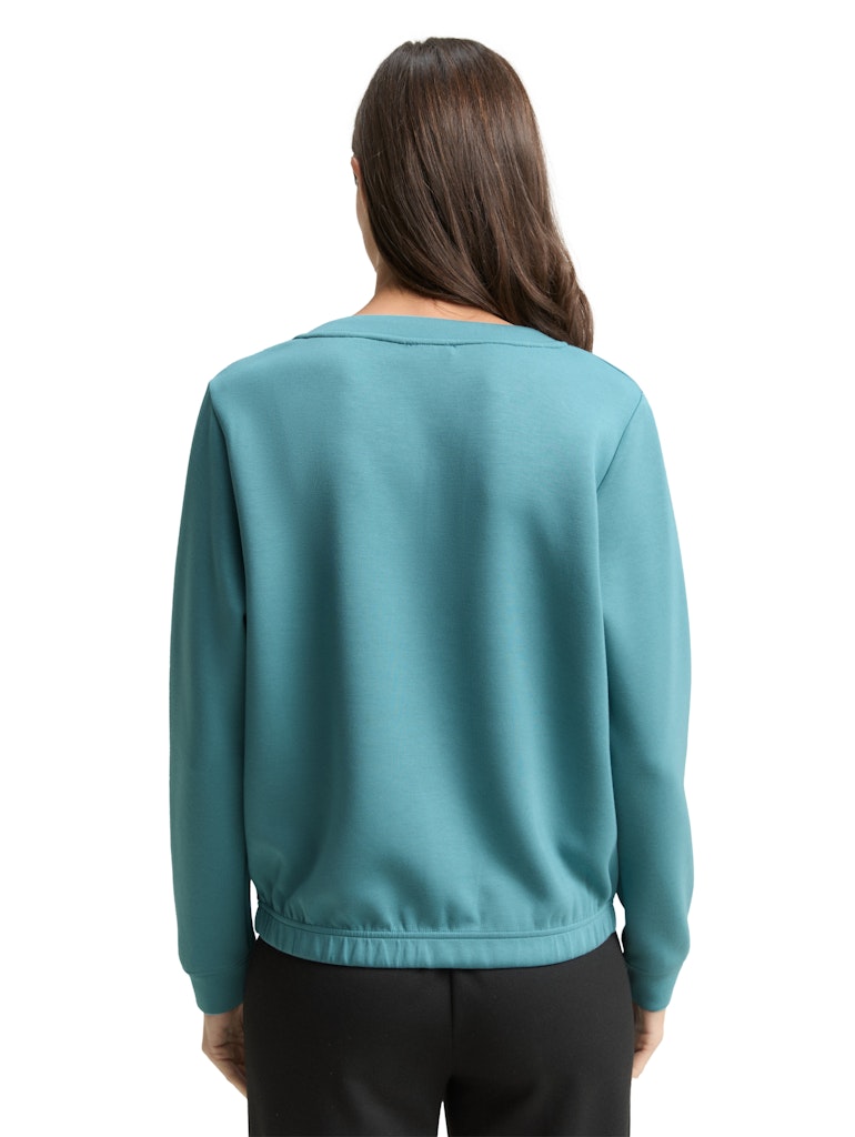 Tom Tailor Damen Sweatshirts Tropical Teal