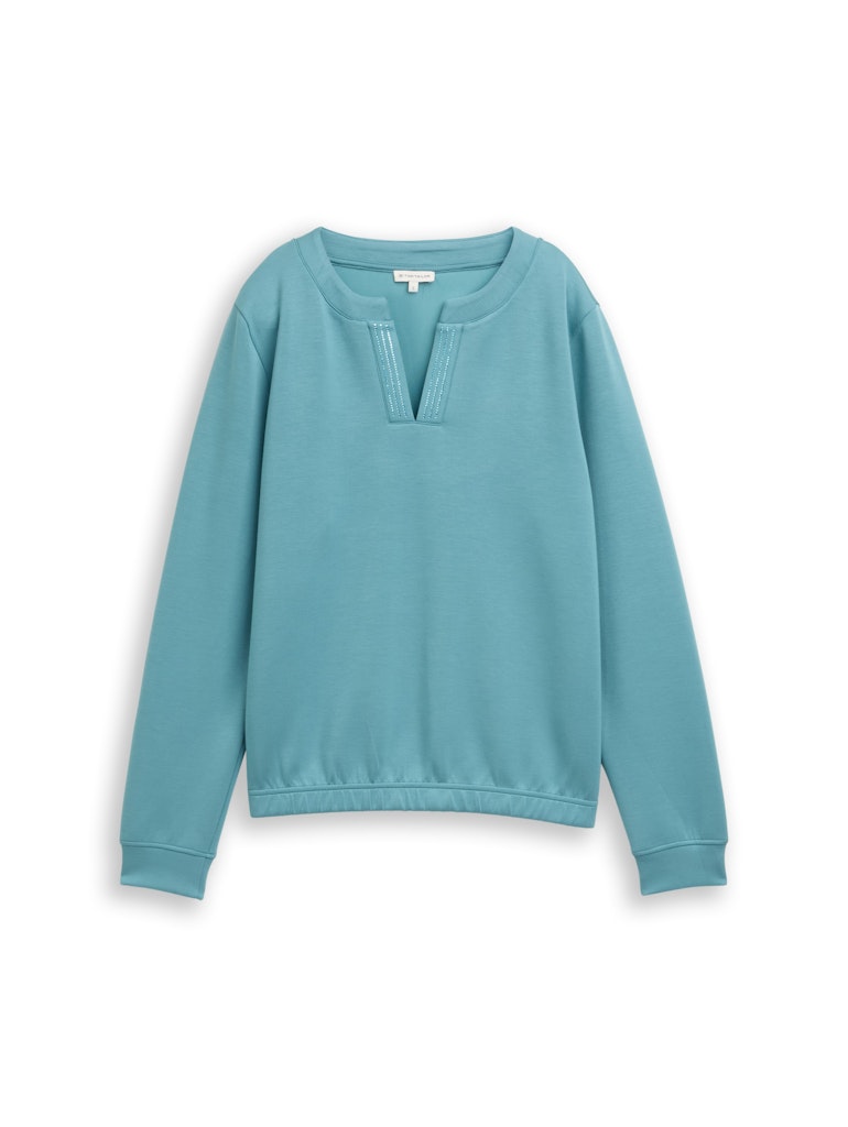 Tom Tailor Damen Sweatshirts Tropical Teal