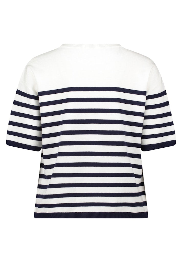 Cartoon Damen Pullover Cream/Dark Blue