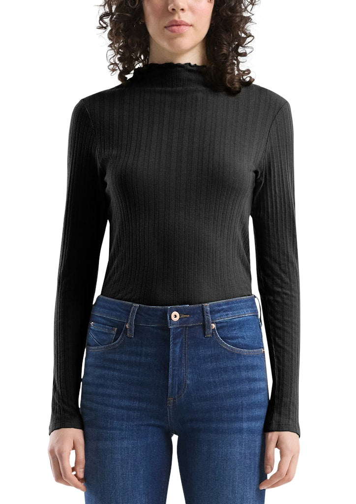 QS by S.Oliver Damen T-Shirts Grey/Black