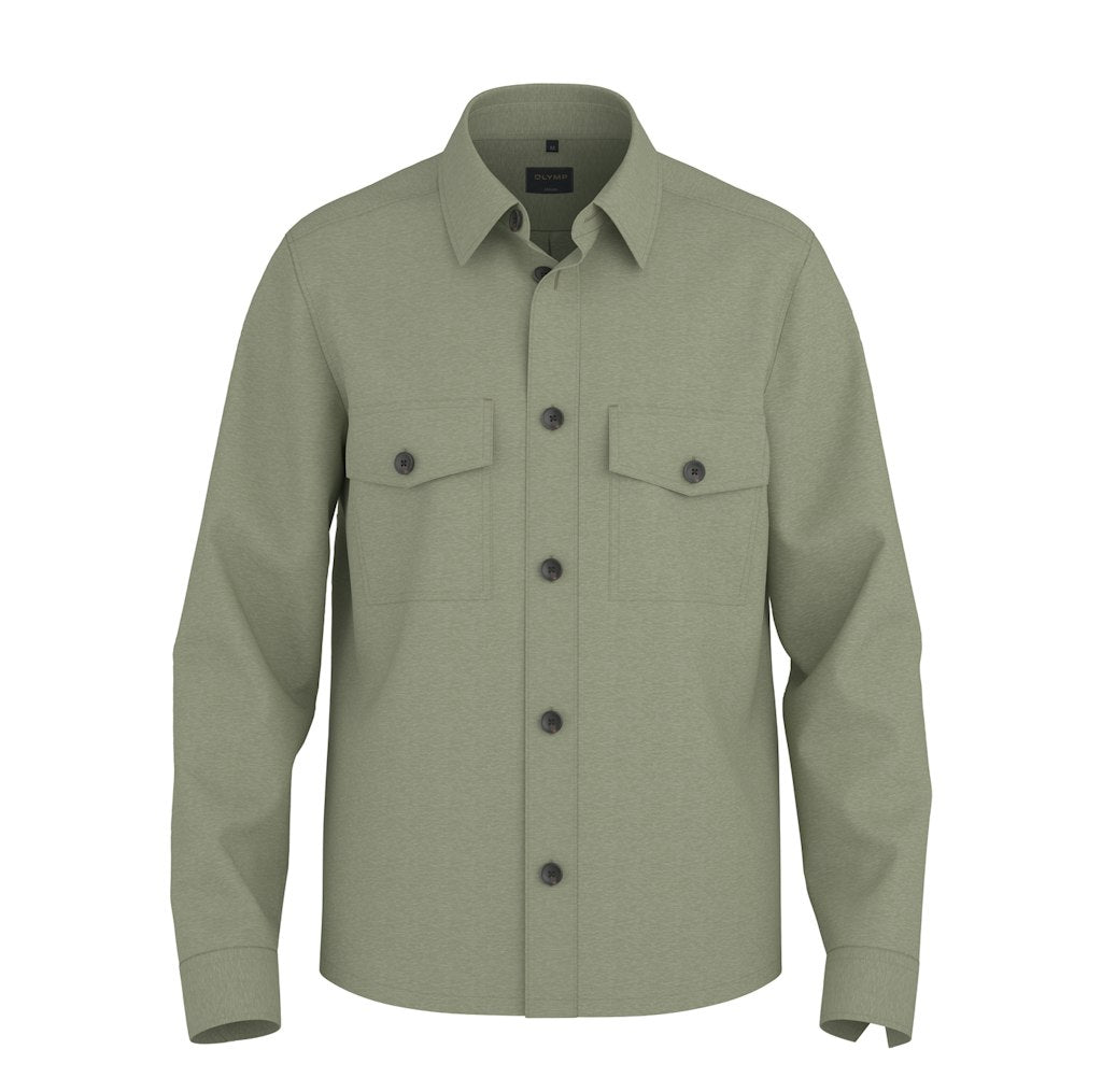 Olymp Herren Hemden Oliv
