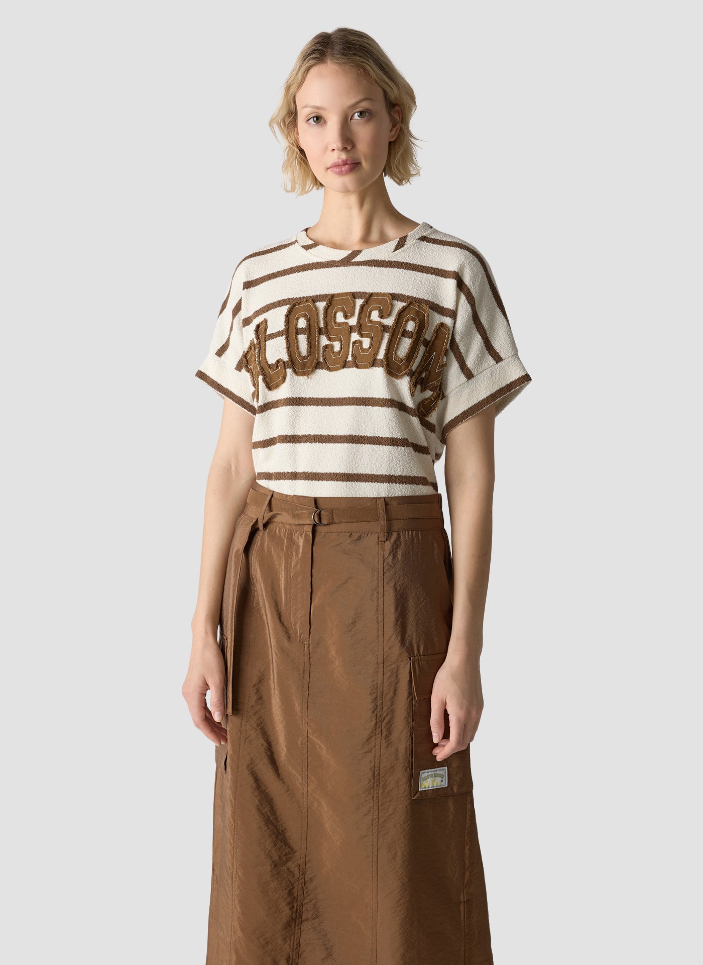 Le Comte Damen T-Shirts Nougat