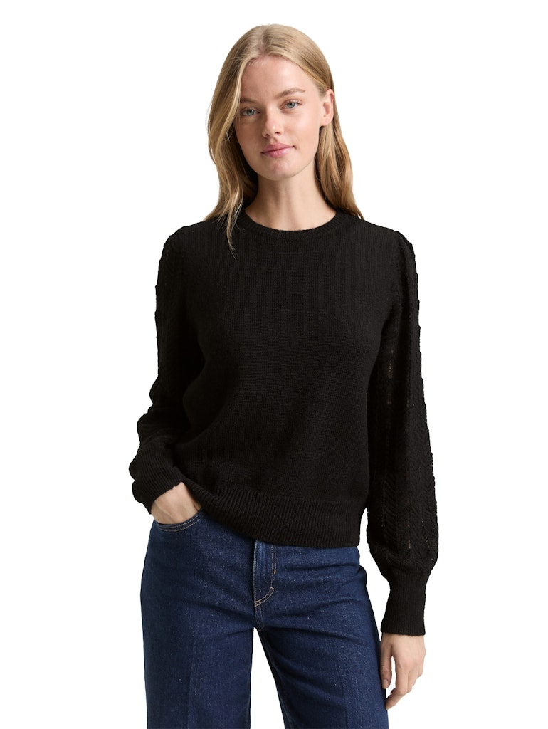 Tom Tailor denim Damen Pullover Deep Black