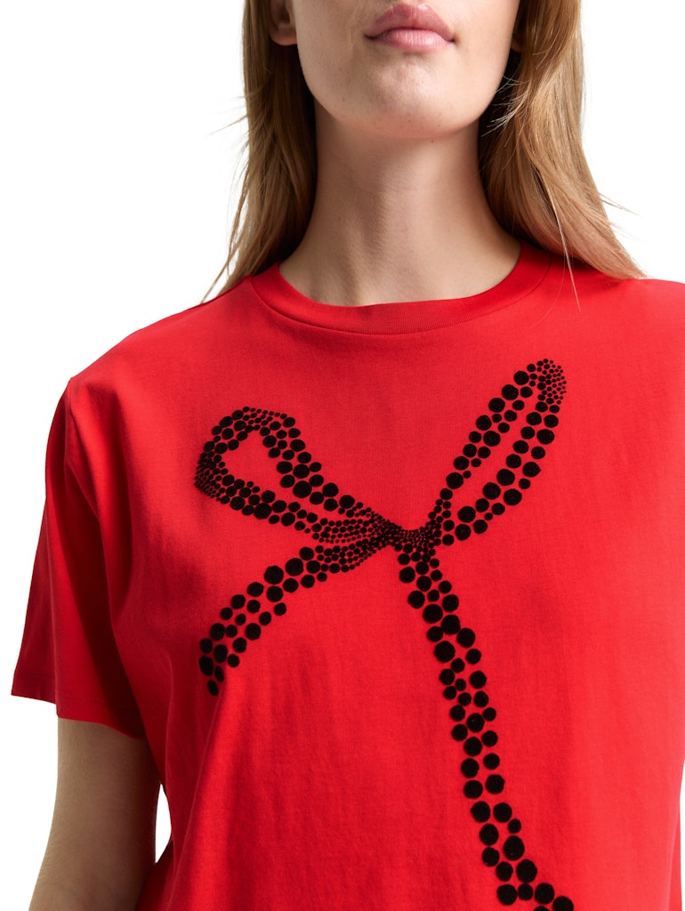 Tom Tailor denim Damen T-Shirts Brilliant Red