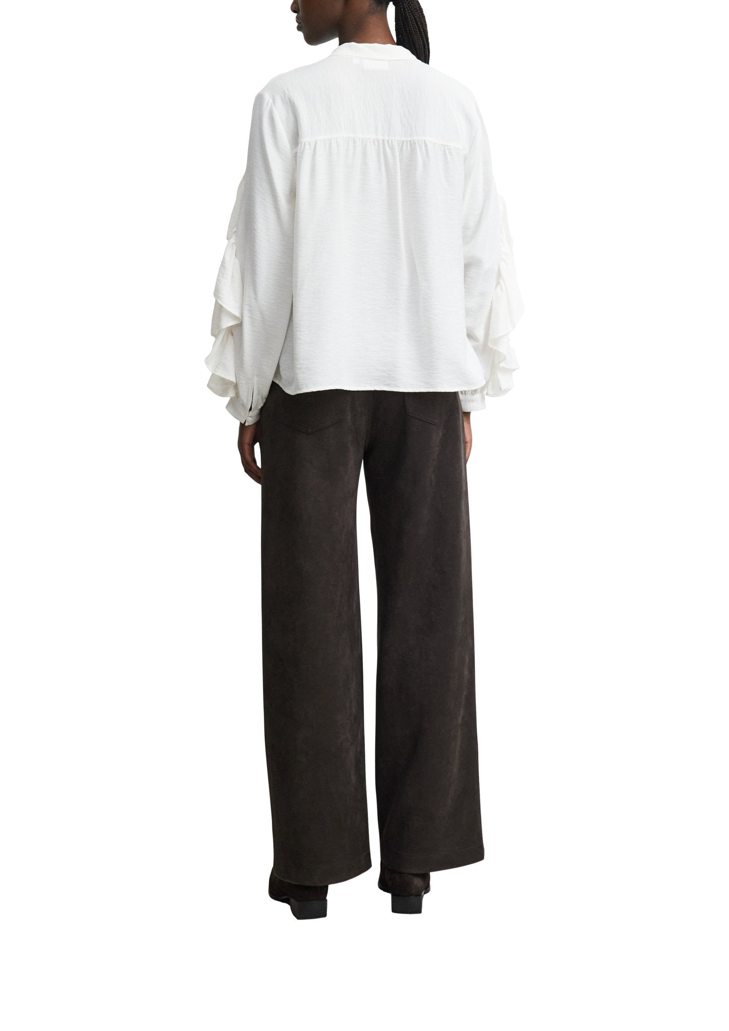 Comma Damen Hosen Brown