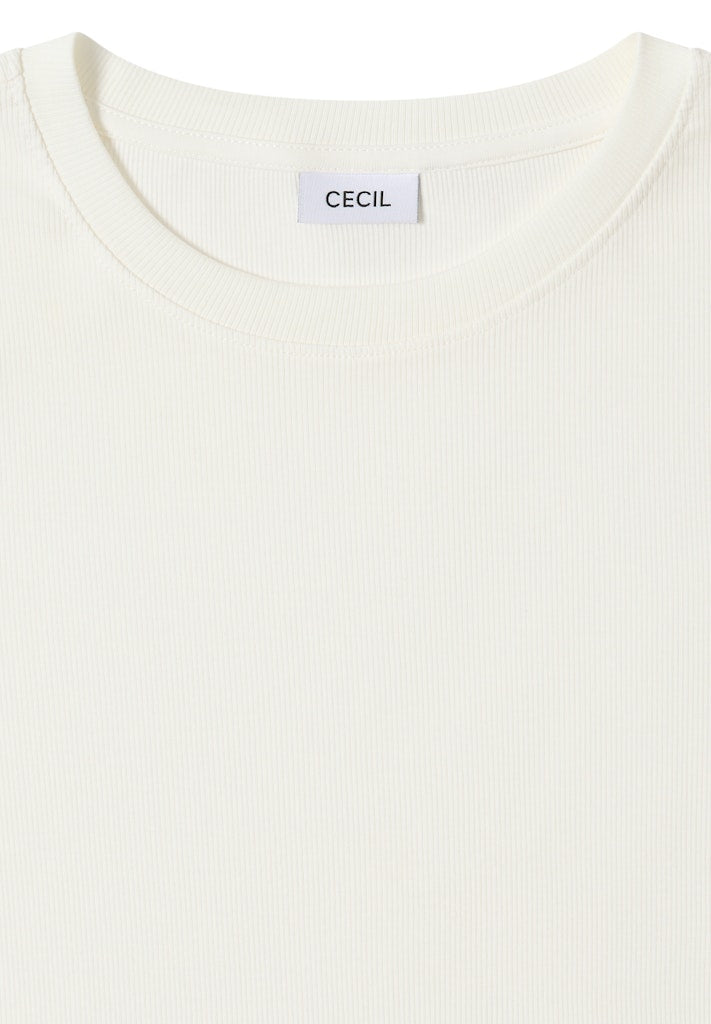 Cecil Damen T-Shirts  Vanilla W