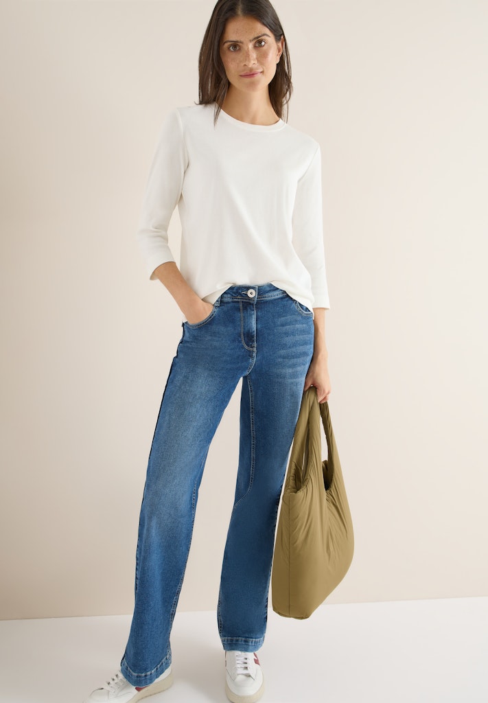 Cecil Damen T-Shirts  Vanilla W