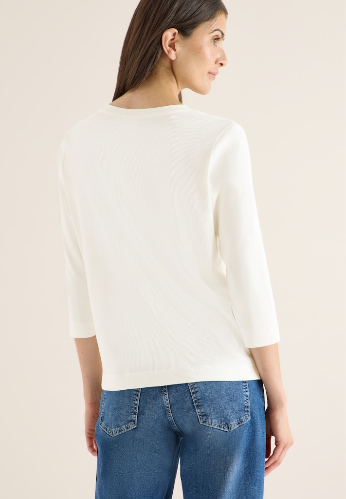 Cecil Damen T-Shirts  Vanilla W