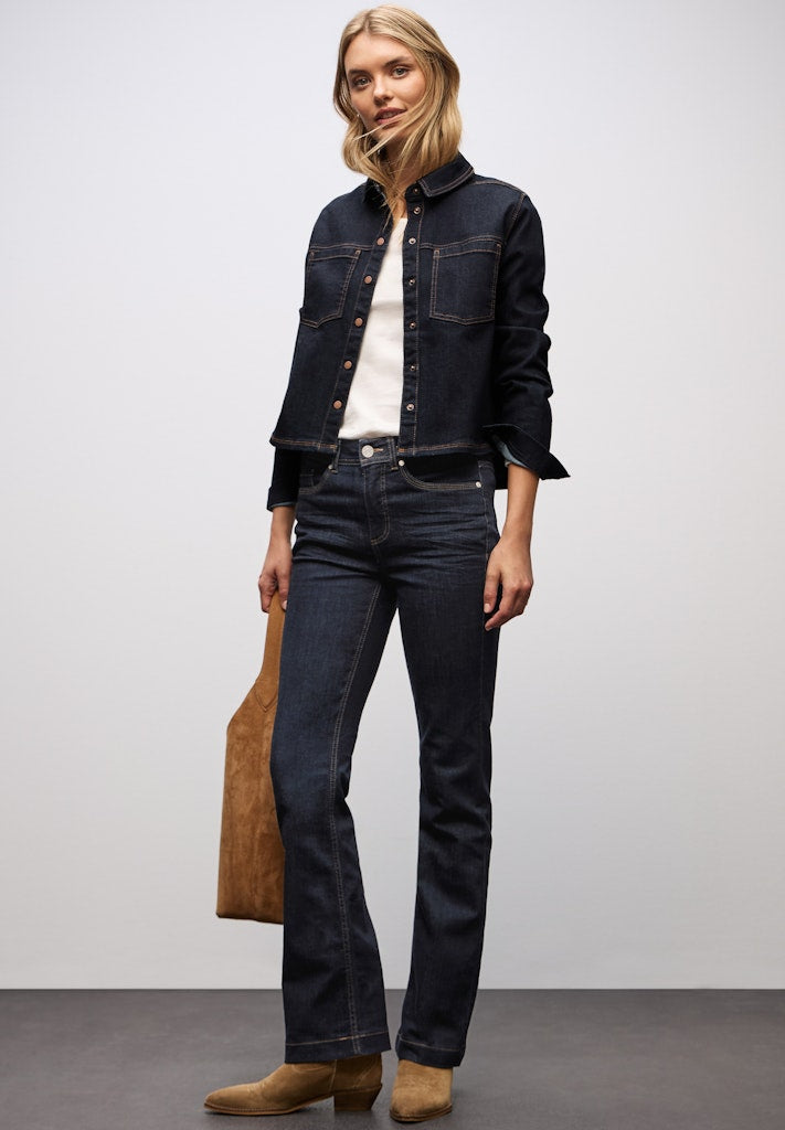 Street One Damen Hosen  Rinsed Da