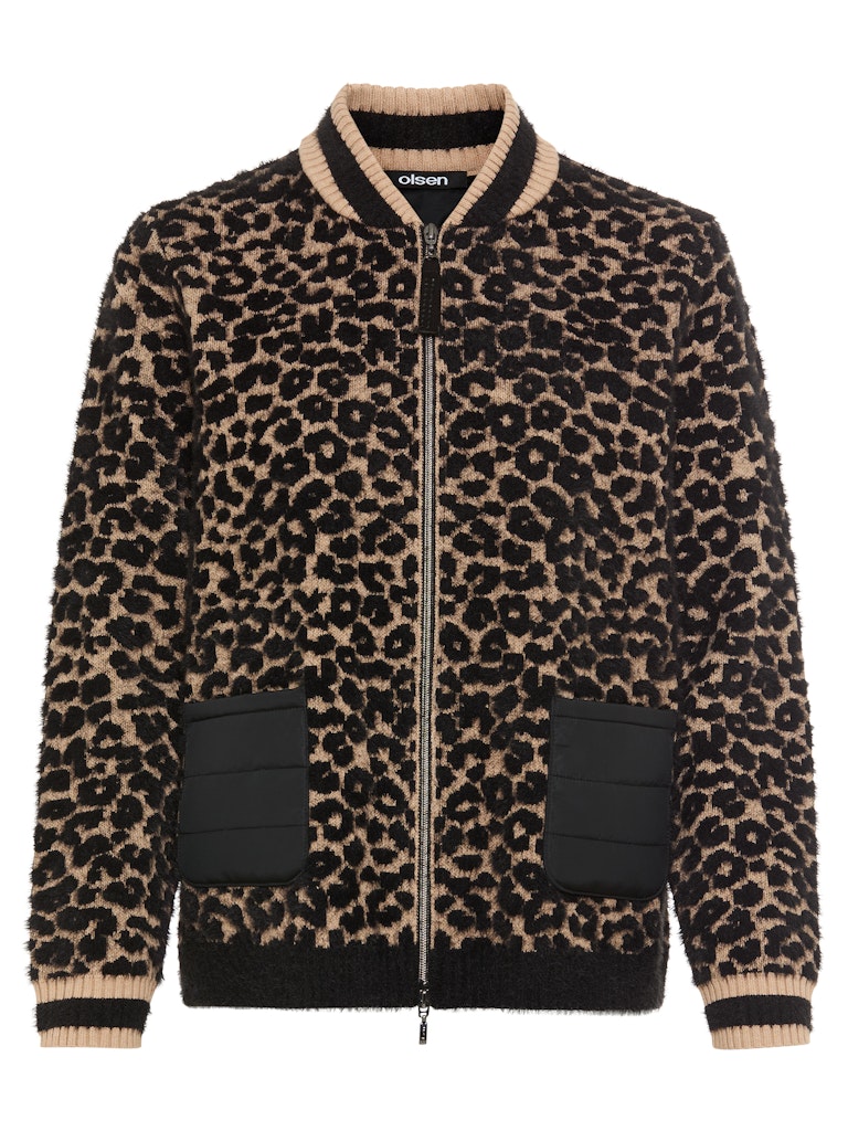 Olsen Damen Strickjacken  Black