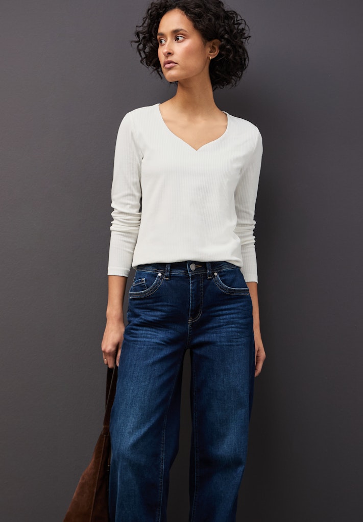 Street One Damen T-Shirts  Off White