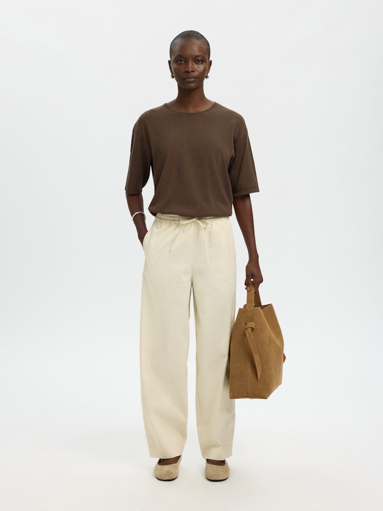 Selected Femme Damen Pullover Chocolate Chip
