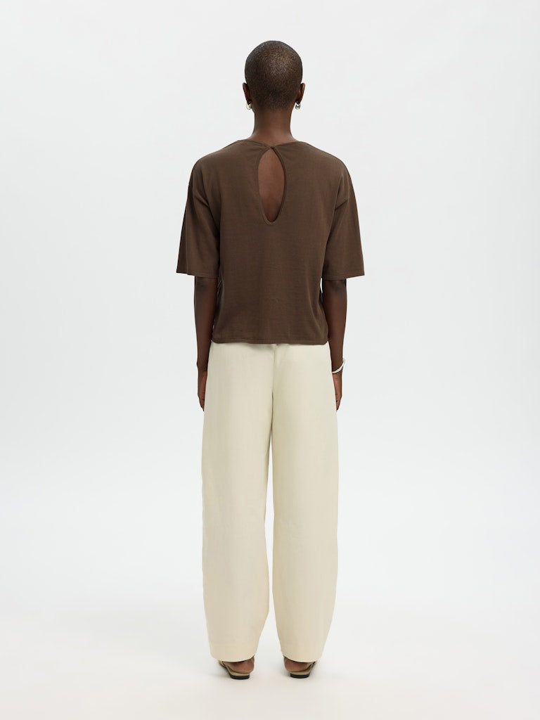 Selected Femme Damen Pullover Chocolate Chip