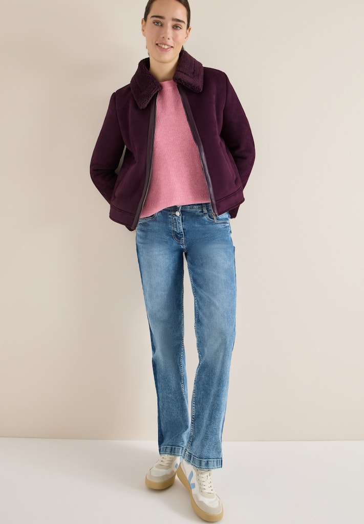 Cecil Damen Blazer  Eggplant