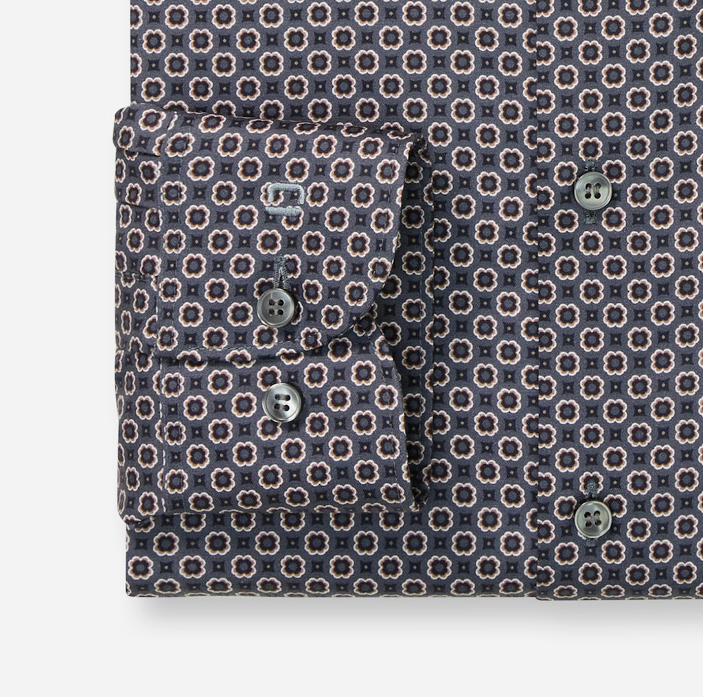 Olymp Herren Hemden lang  Anthrazit