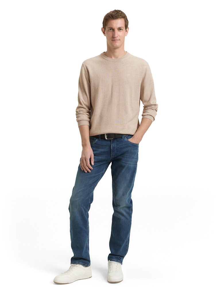 Tom Tailor Herren Pullover Cashew Beige Me