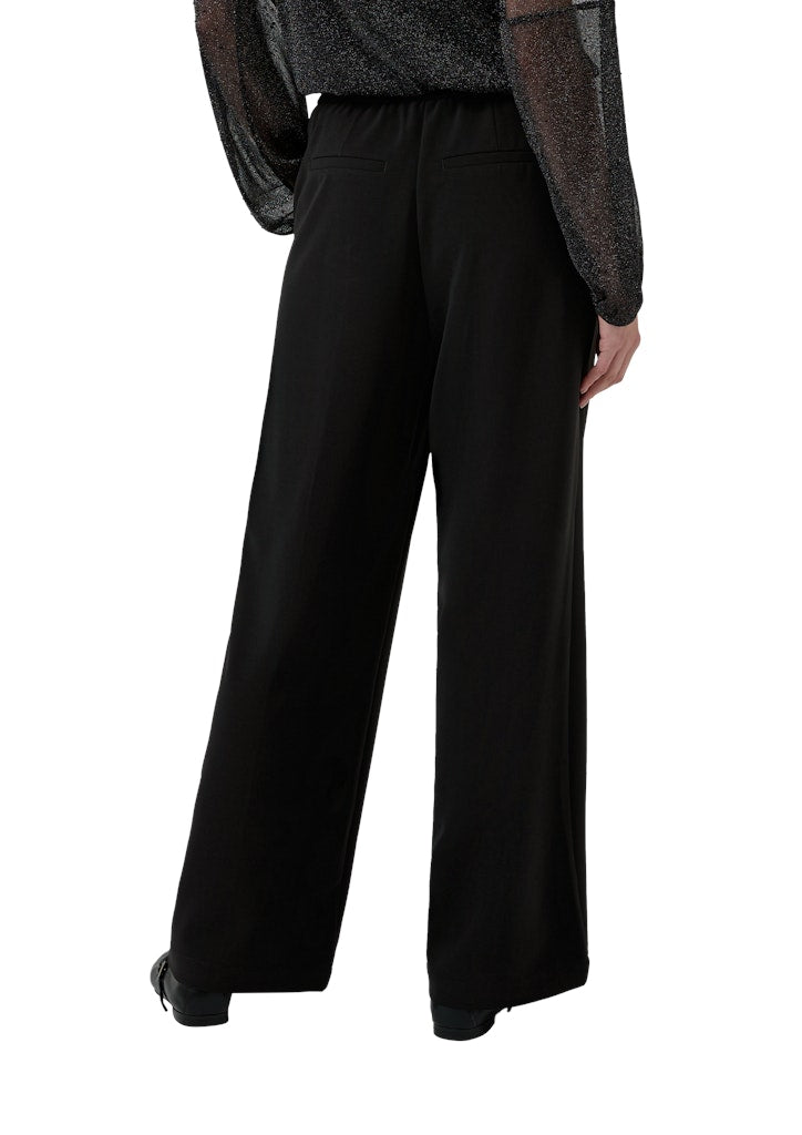 S. Oliver red Damen Hosen Grey/Black