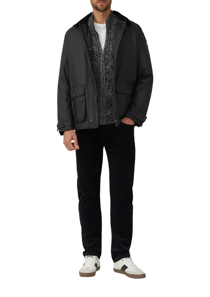 S. Oliver red Herren Strickjacken Grey/Black