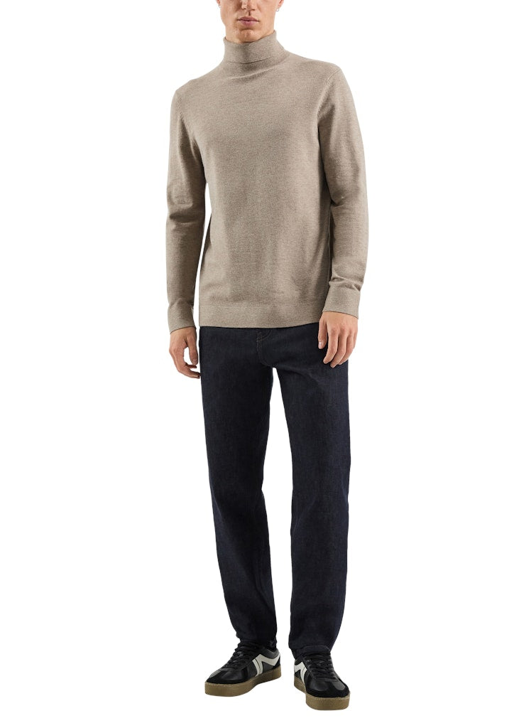 QS by S.Oliver Herren Pullover Brown