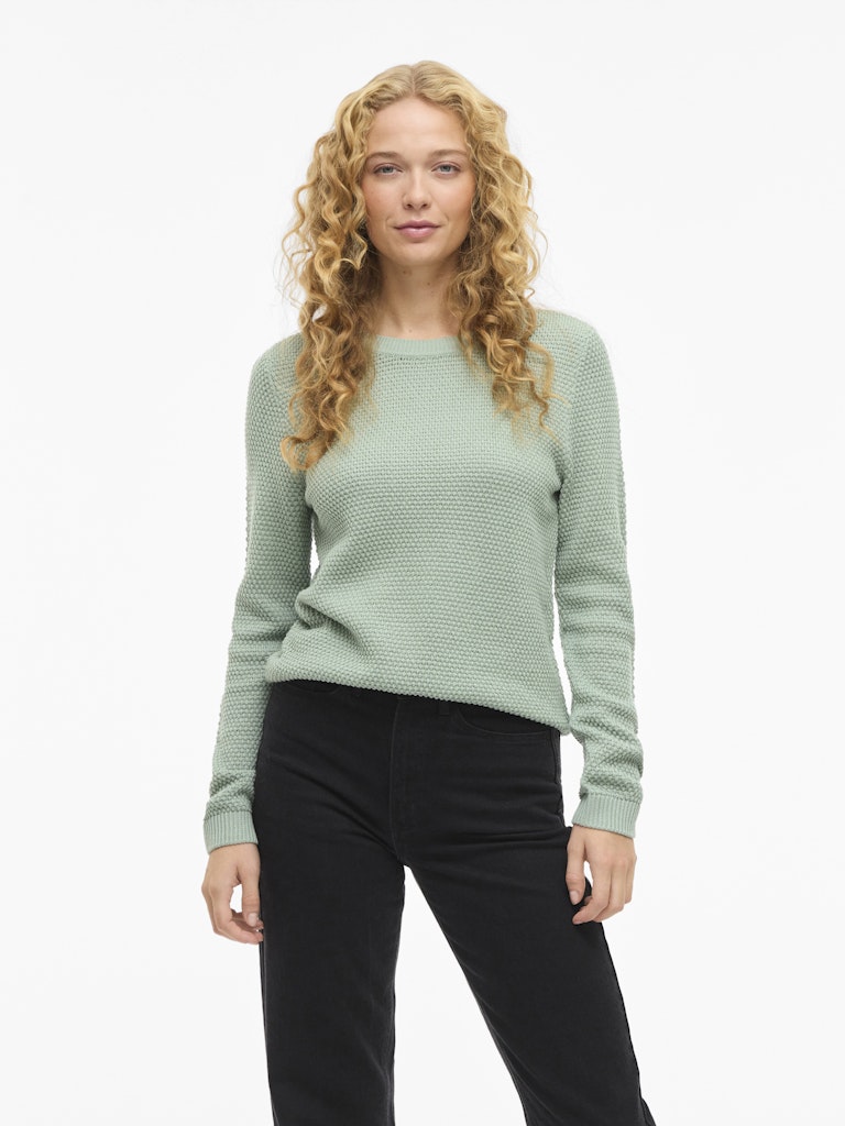 Vila Damen Pullover Blue Surf