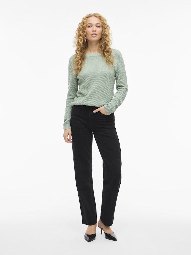 Vila Damen Pullover Blue Surf