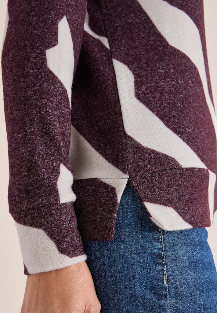 Cecil Damen T-Shirts Eggplant