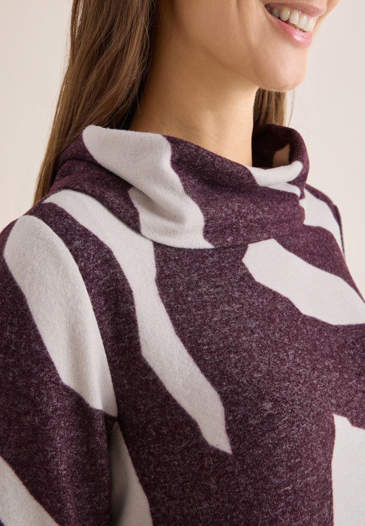 Cecil Damen T-Shirts  Eggplant