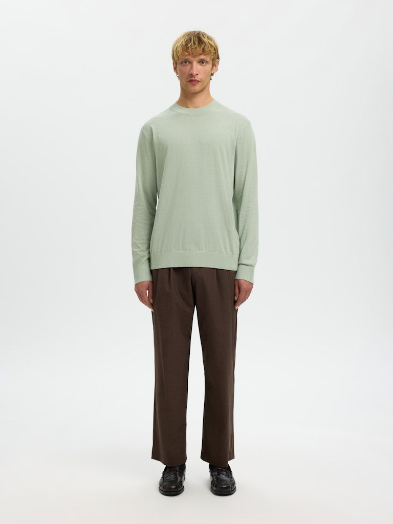 Selected homme Herren Pullover Aqua Gra