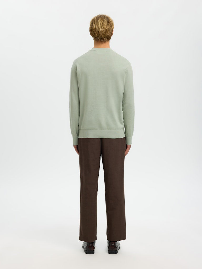 Selected homme Herren Pullover Aqua Gra